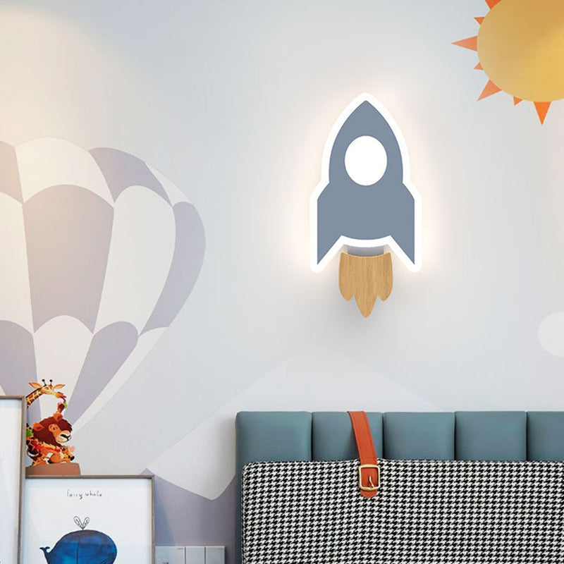 Applique murale moderne LED en forme de fusée Sollis - vue 4 sur 8