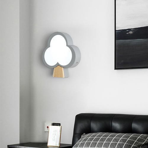 Applique murale moderne LED en fome de fleur Weix