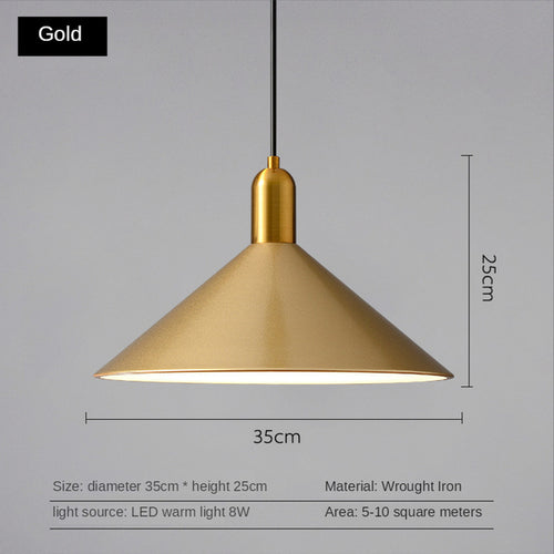 Suspension moderne LED avec abat-jour plat Sidonia - vue 14 sur 14