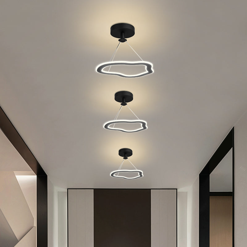 Lustre design LED avec formes irrégulières et originales Cyriac - vue 7 sur 24