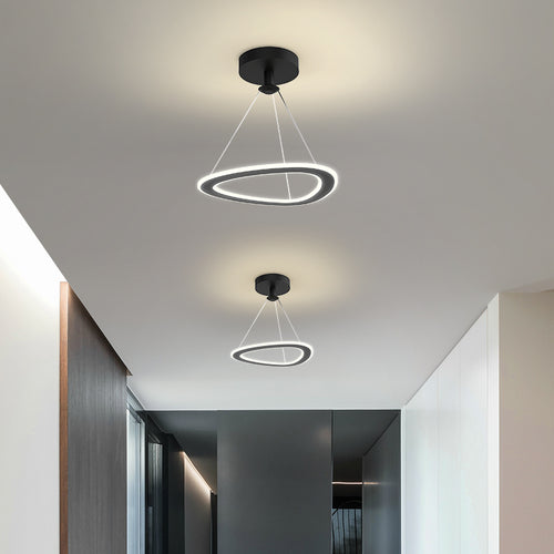Lustre design LED avec formes irrégulières et originales Cyriac - vue 4 sur 24