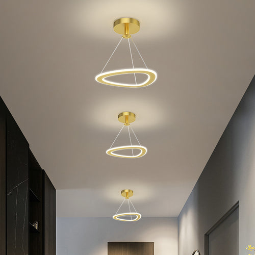 Lustre design LED avec formes irrégulières et originales Cyriac - vue 3 sur 24