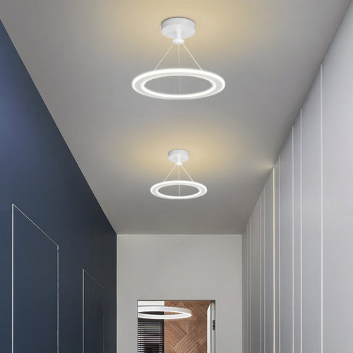 Lustre design LED avec formes irrégulières et originales Cyriac - vue 6 sur 24