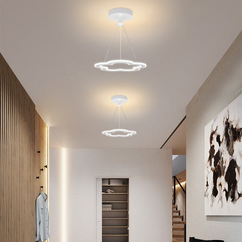 Lustre design LED avec formes irrégulières et originales Cyriac - vue 7 sur 24