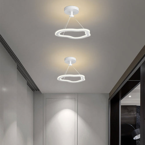 Lustre design LED avec formes irrégulières et originales Cyriac - vue 9 sur 24