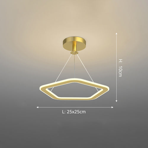 Lustre design LED avec formes irrégulières et originales Cyriac - vue 14 sur 24