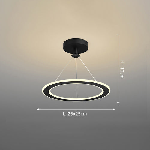 Lustre design LED avec formes irrégulières et originales Cyriac - vue 23 sur 24