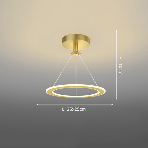 Lustre design LED avec formes irrégulières et originales Cyriac - vue 17 sur 24