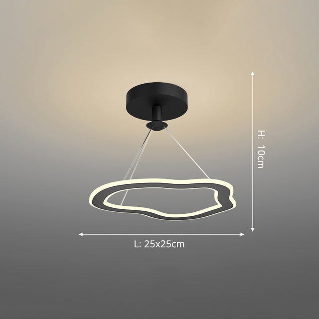 Lustre design LED avec formes irrégulières et originales Cyriac
