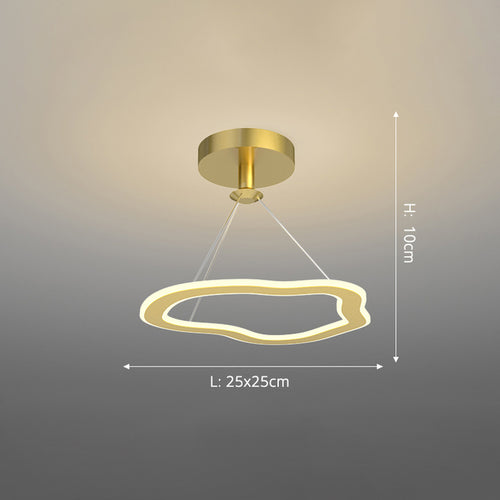 Lustre design LED avec formes irrégulières et originales Cyriac - vue 25 sur 24