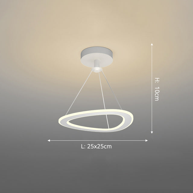 Lustre design LED avec formes irrégulières et originales Cyriac