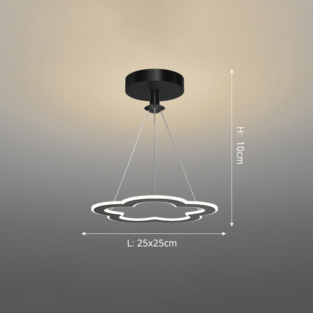 Lustre design LED avec formes irrégulières et originales Cyriac - vue 18 sur 24