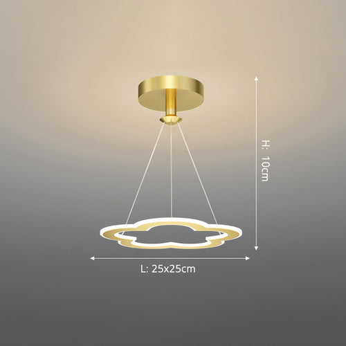 Lustre design LED avec formes irrégulières et originales Cyriac - vue 15 sur 24