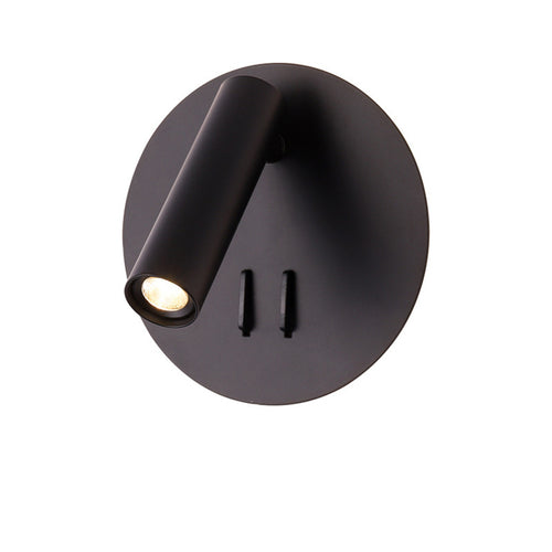 Applique murale moderne LED avec base de différentes formes Auby
