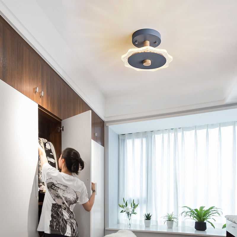 Plafonnier design avec des formes originales en métal Basil - vue 8 sur 14