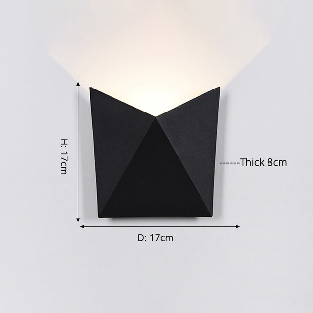 Applique murale design LED résistant à l'humidité Aliénor - vue 17 sur 17
