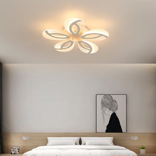 Plafonnier moderne LED en forme de fleur acrylique Jalen