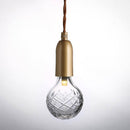 Suspension LED doré Loft Rétro