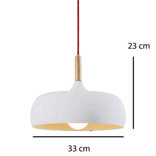 Suspension en bois et aluminium Coffee