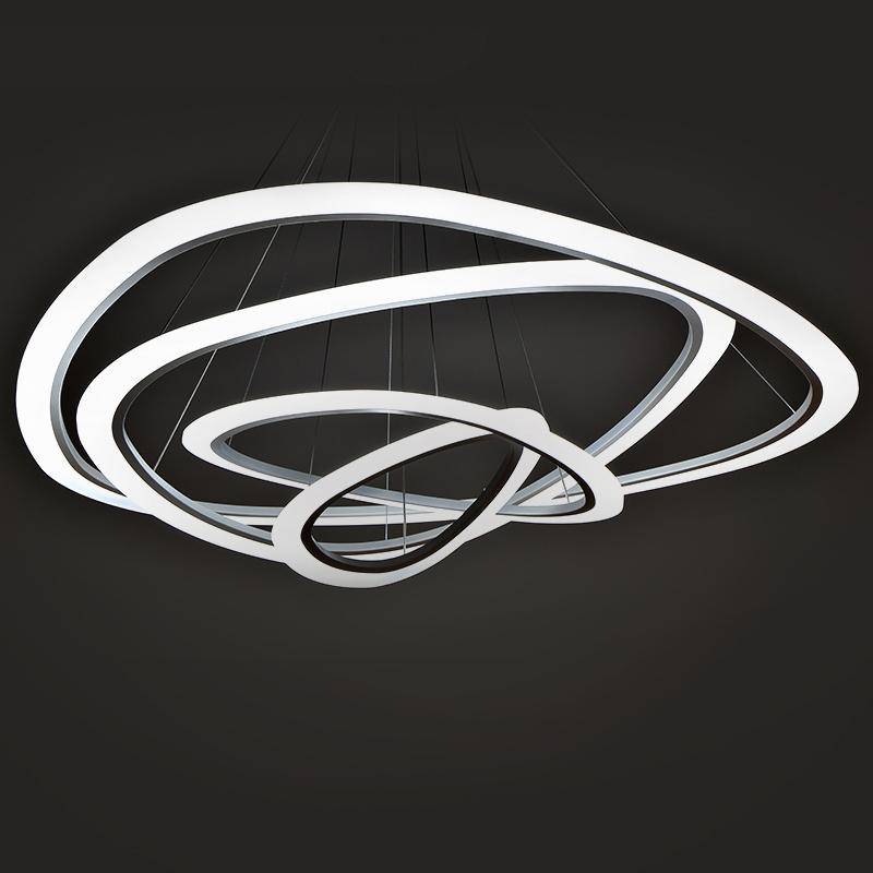 Lustre LED Luxury Ring télécommandé - vue 5 sur 5