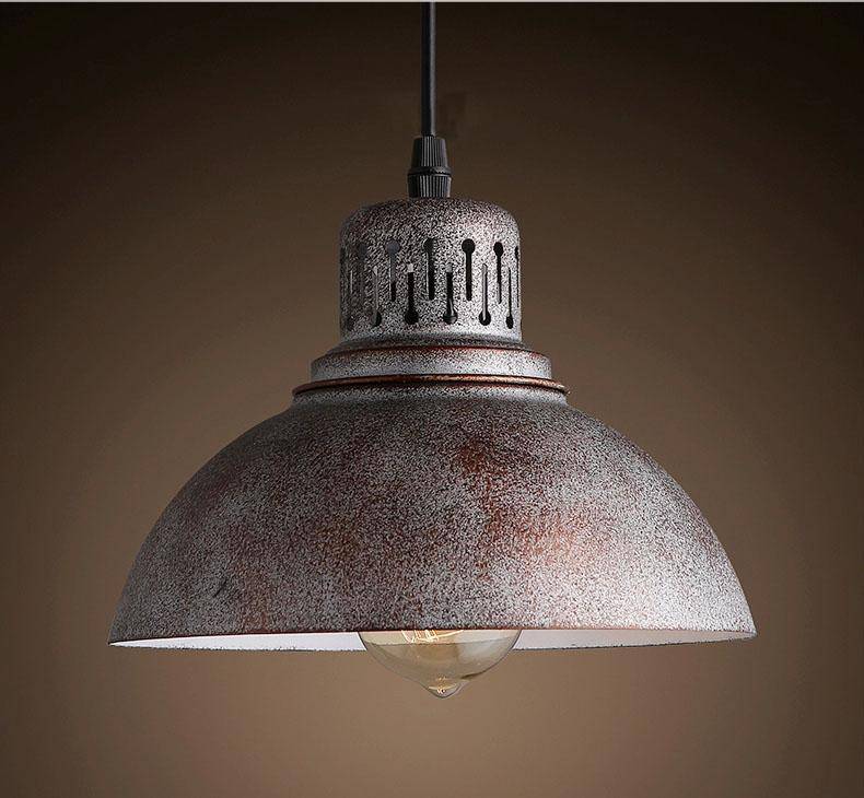 Suspension rustique style retro en métal Cover - vue 4 sur 5