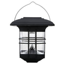 Lanterne extérieur LED verre et métal Hanging