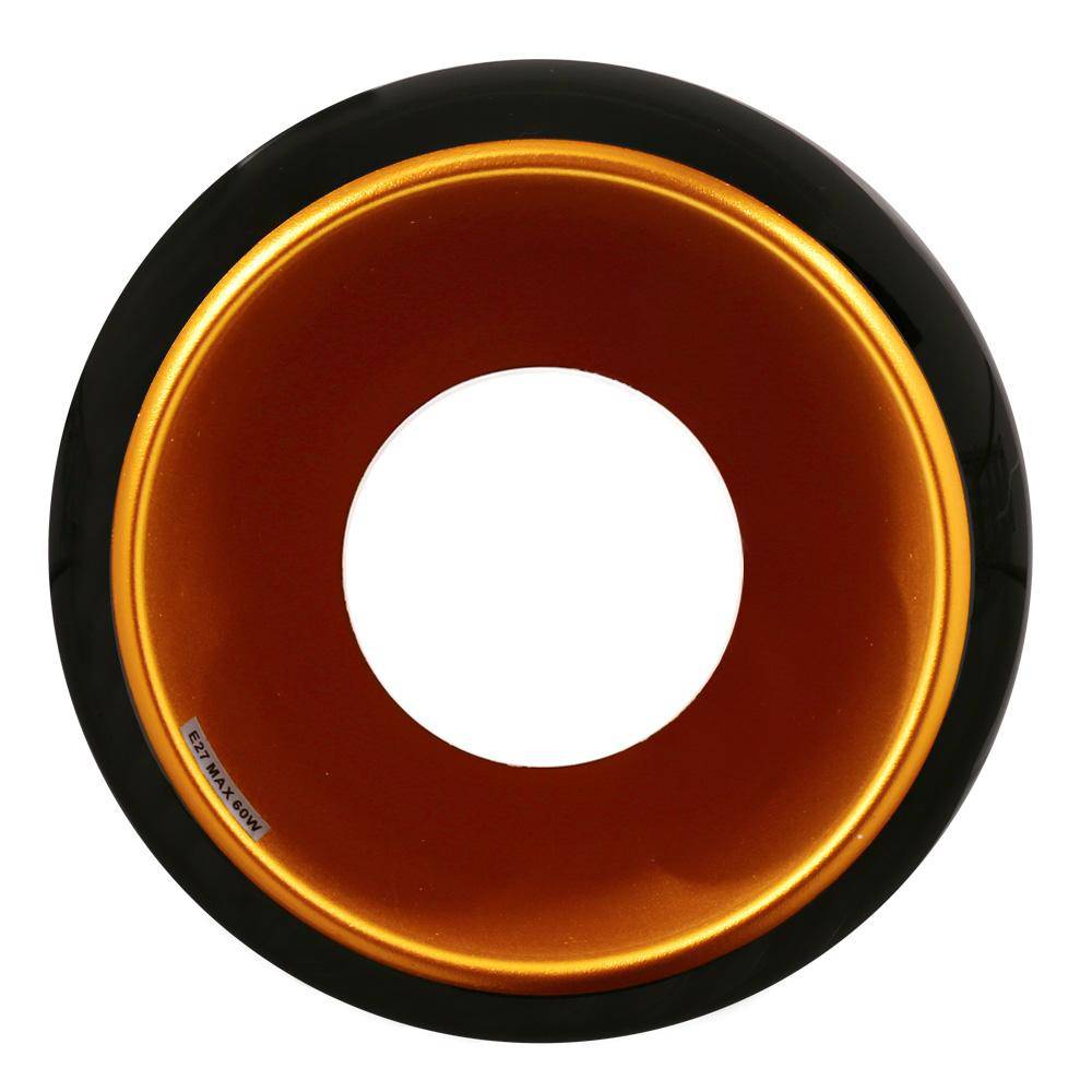 Suspension design LED en boule naquée noire - vue 6 sur 6