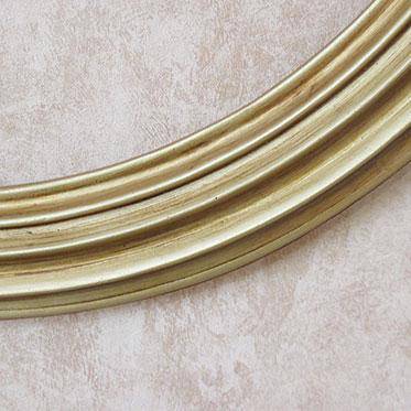 Grand miroir mural rond 68cm rétro American - vue 5 sur 4