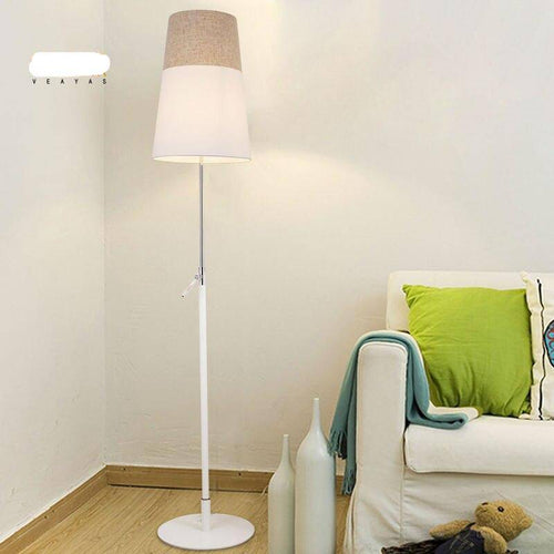 Lampadaire avec abat-jour en tissu Light
