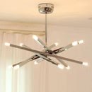 Lustre design à barres chromé Hanging