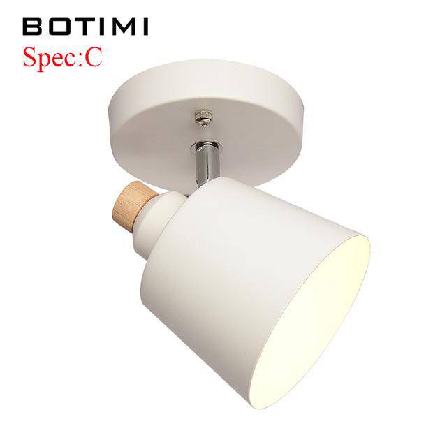 Spot dirigeable à LED avec bois
