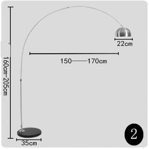 Lampadaire design LED Decoratif Marbre - vue 4 sur 4