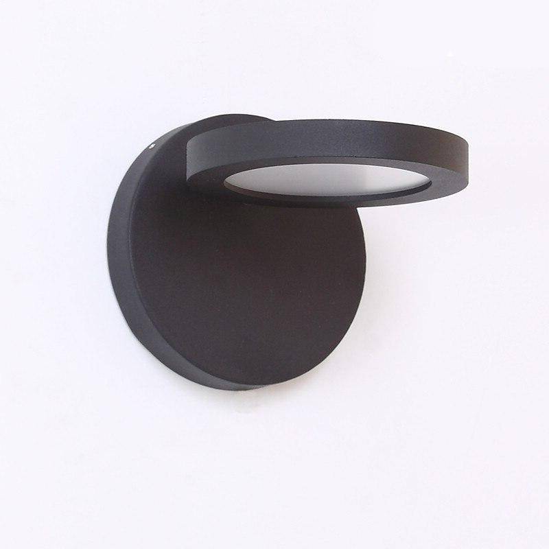 Applique murale LED noire avec disque moderne Wall - vue 3 sur 2