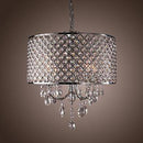 Suspension LED en cristal moderne