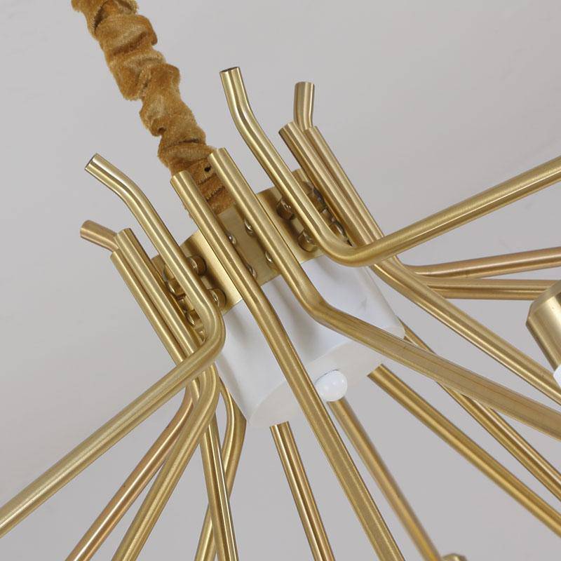 Lustre moderne doré Nordic - vue 6 sur 5