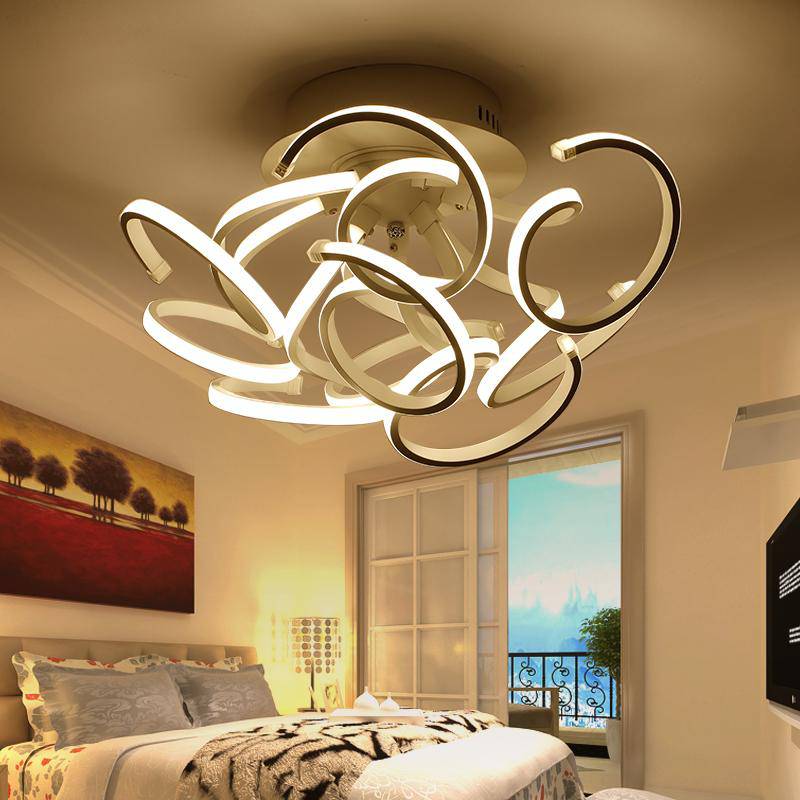 Plafonnier design LED Aluminum - vue 4 sur 6