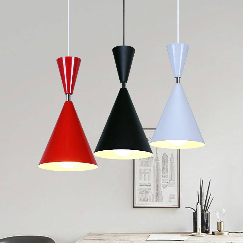 Suspension Modern en aluminum de couleur