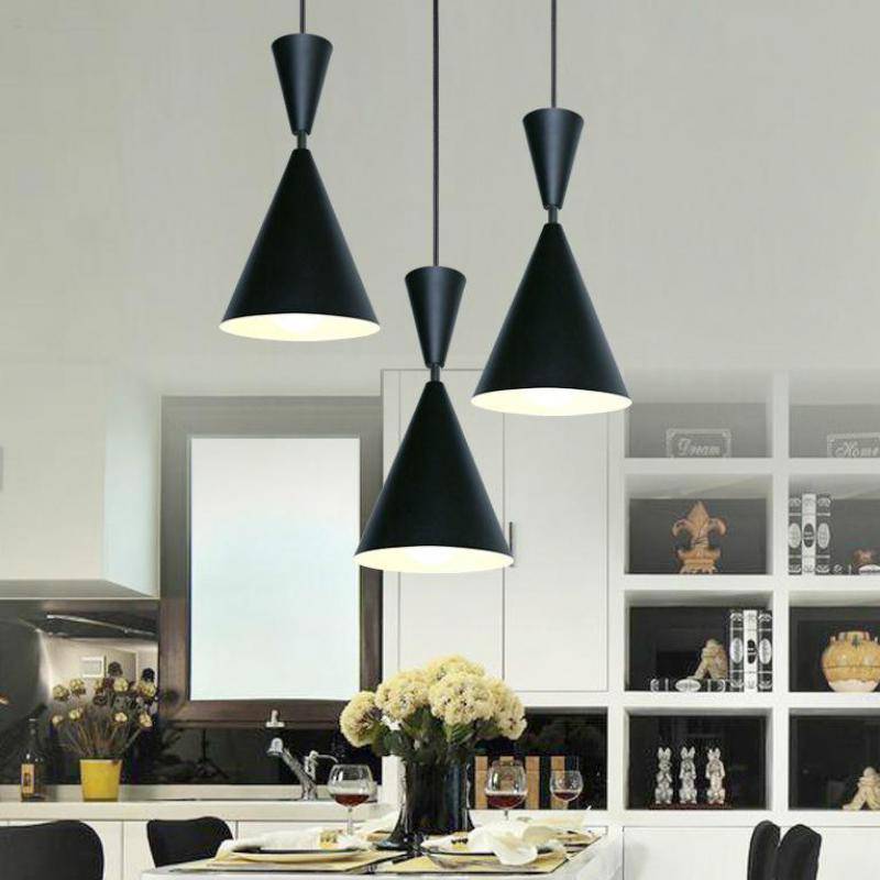 Suspension Modern en aluminum de couleur