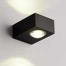 Applique murale à LED carré Noir