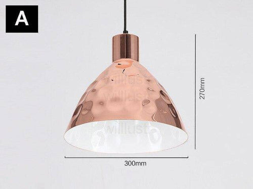 Suspension chromé en plusieurs formes avec ronds Polka