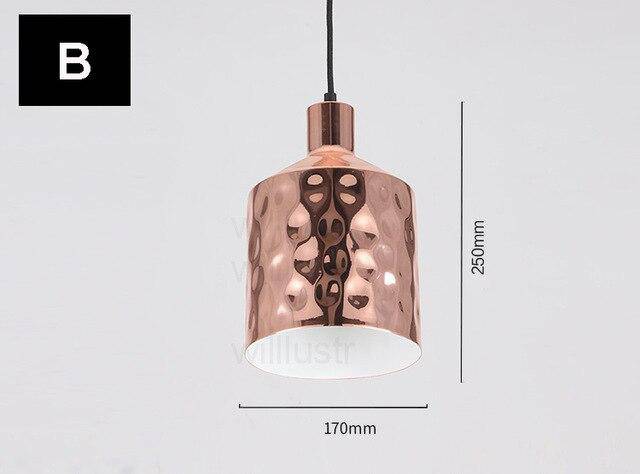 Suspension chromé en plusieurs formes avec ronds Polka