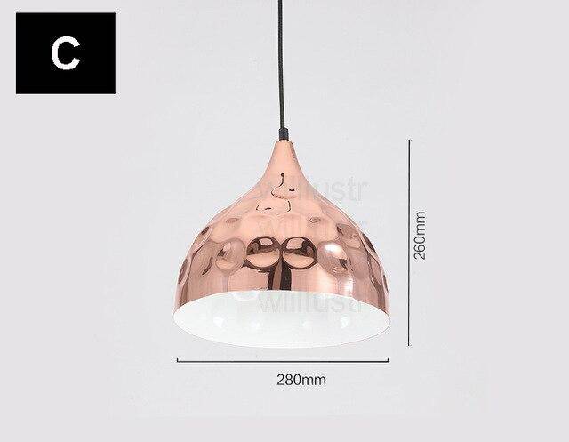 Suspension chromé en plusieurs formes avec ronds Polka