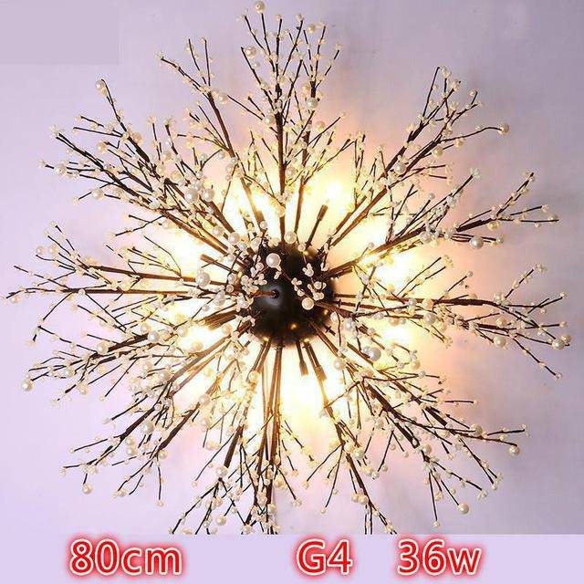 Lustre en cristal en forme de branches d'arbre - vue 3 sur 4