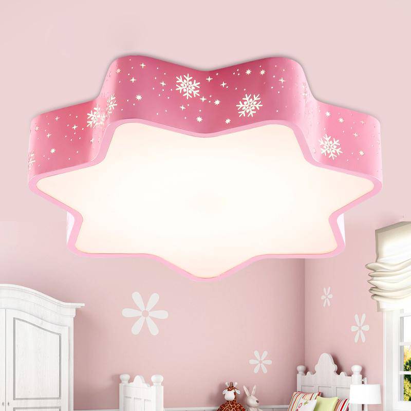 Plafonnier enfant LED en forme de grande étoile