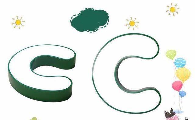 Plafonnier enfant LED en forme de lettres de l'alphabet