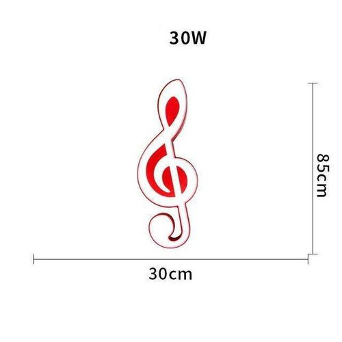 Plafonnier enfant LED en notes de musique - vue 3 sur 6