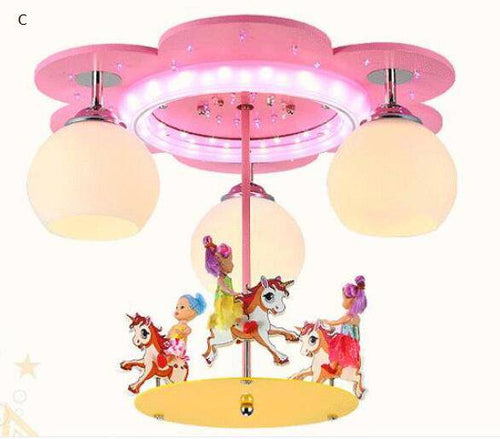 Plafonnier enfant avec singe suspendu (plusieurs couleurs)