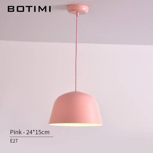 Suspension design à LED de couleur Macaron - vue 11 sur 11