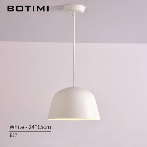Suspension design à LED de couleur Macaron - vue 9 sur 11