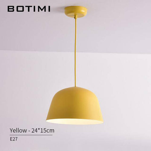 Suspension design à LED de couleur Macaron - vue 12 sur 11